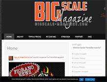 Tablet Screenshot of bigscale-magazine.com